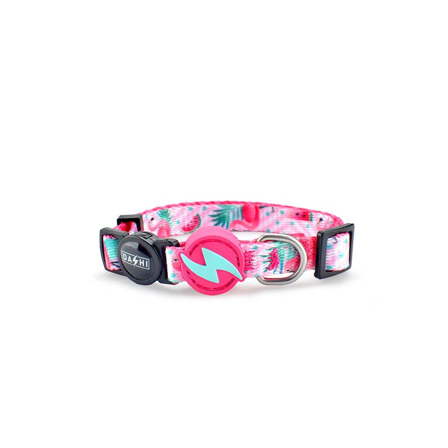 Coleira de flamingo para gatos, várias cores