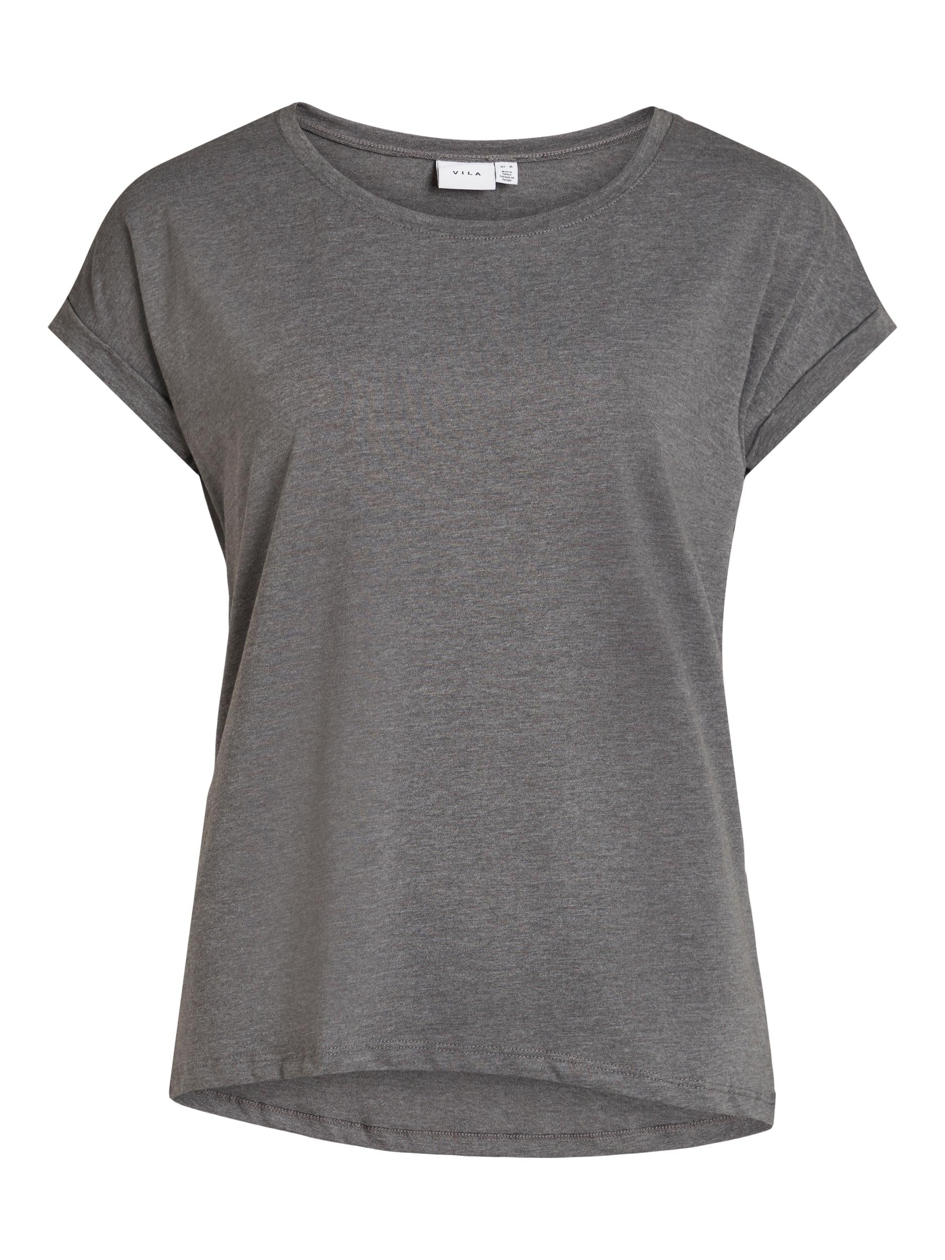 Vila  Vidreamers New Pure t-shirt - Medium Grey Melange