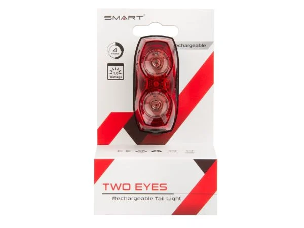 Smart Two Eyes Genopladelig Baglygte