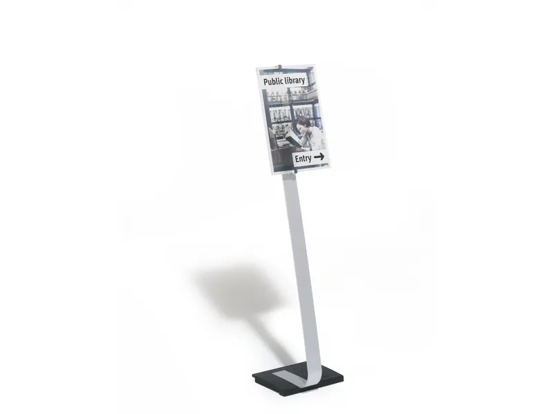 Gulvskilt Durable CRYSTAL SIGN STAND A3 Præsentationsstander
