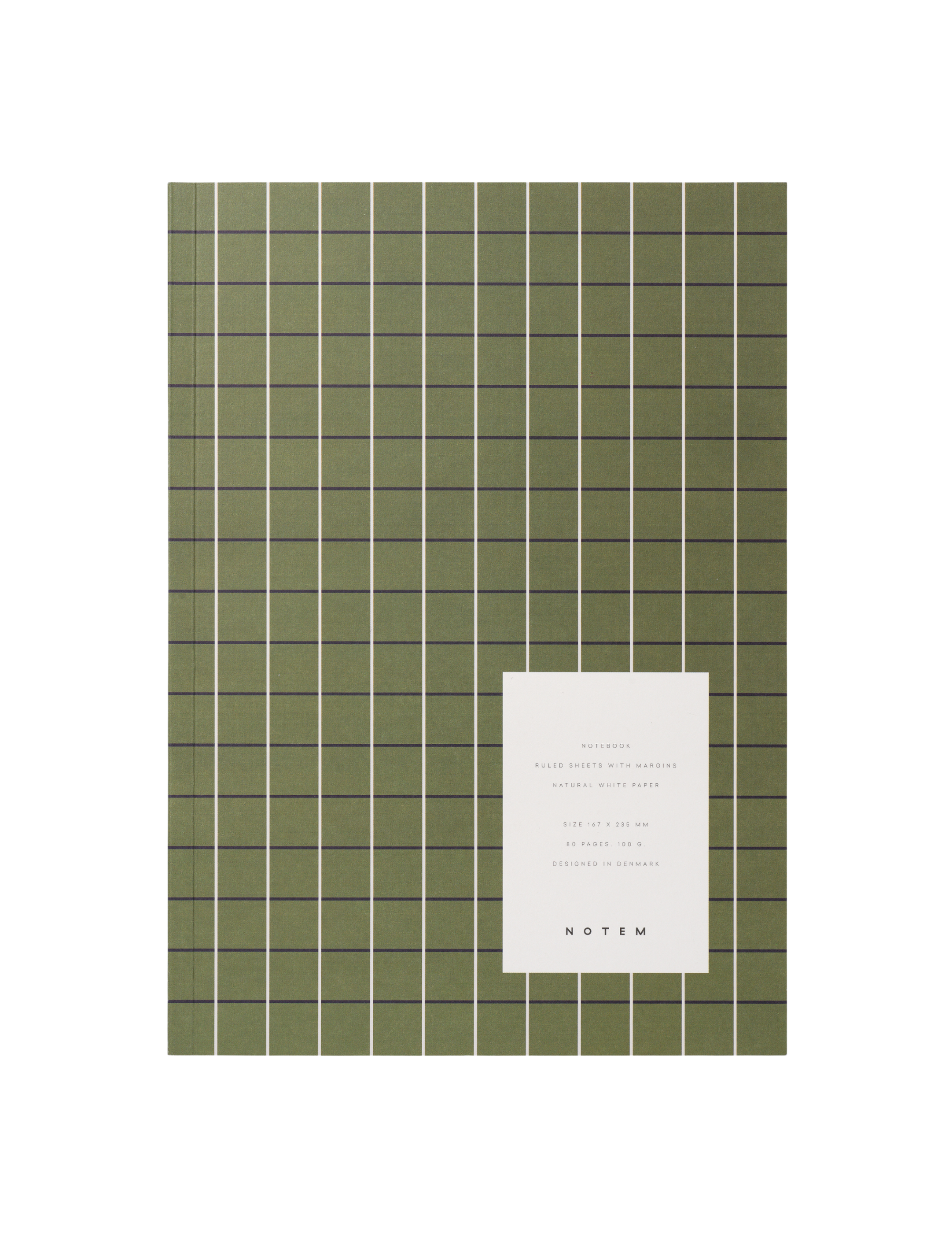 Notem  VITA notesbog, medium - Green Grid