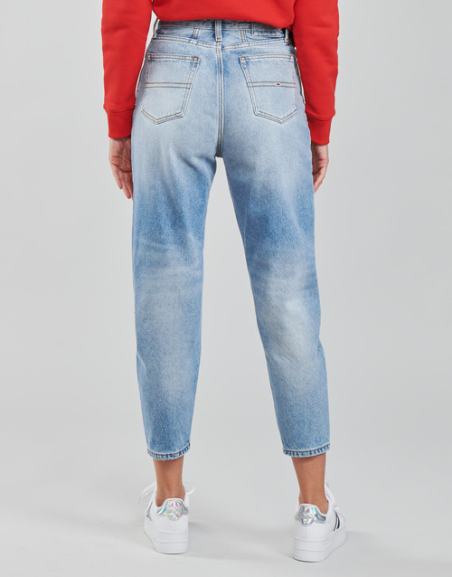 Tommy Jeans - MOM JEAN ULTRA HR TPRD EMF SPLBR - Bleu Clair