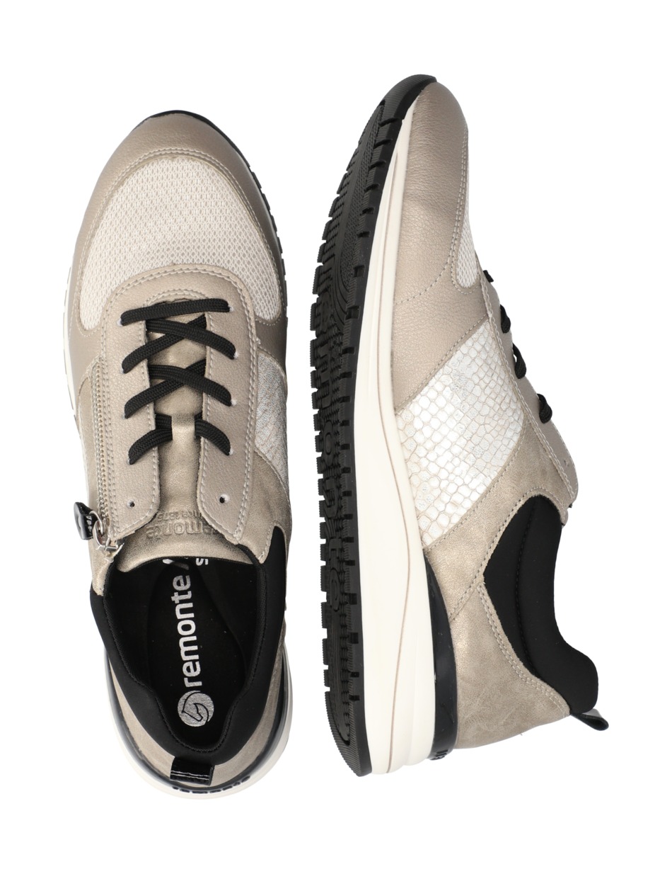 Lederkombination Sneaker