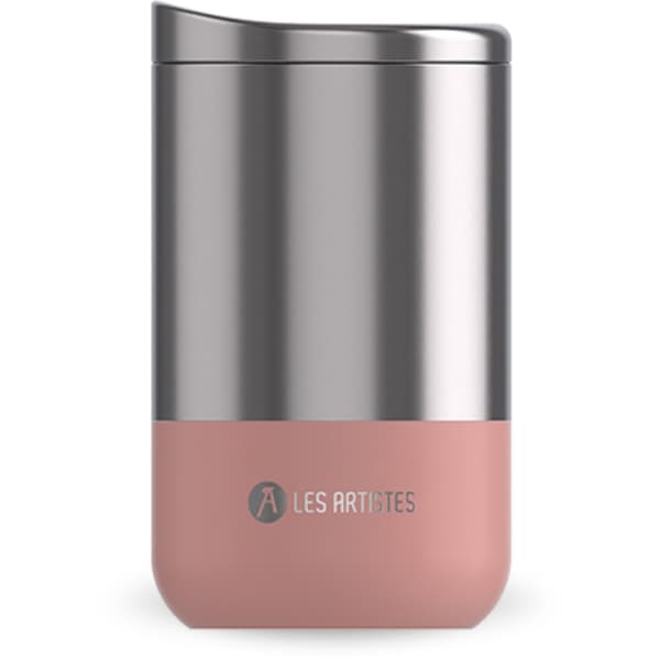 Bouteille isotherme LES ARTISTES PARIS TRAVEL MUG SPLIT P. - S/S 350ML PINK
