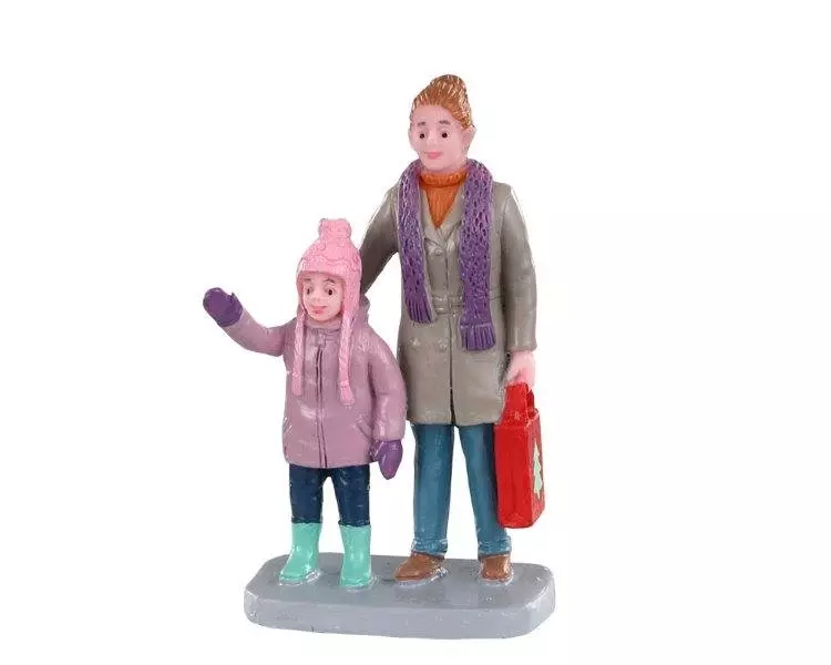 Personnages Lemax Au marché de Noël