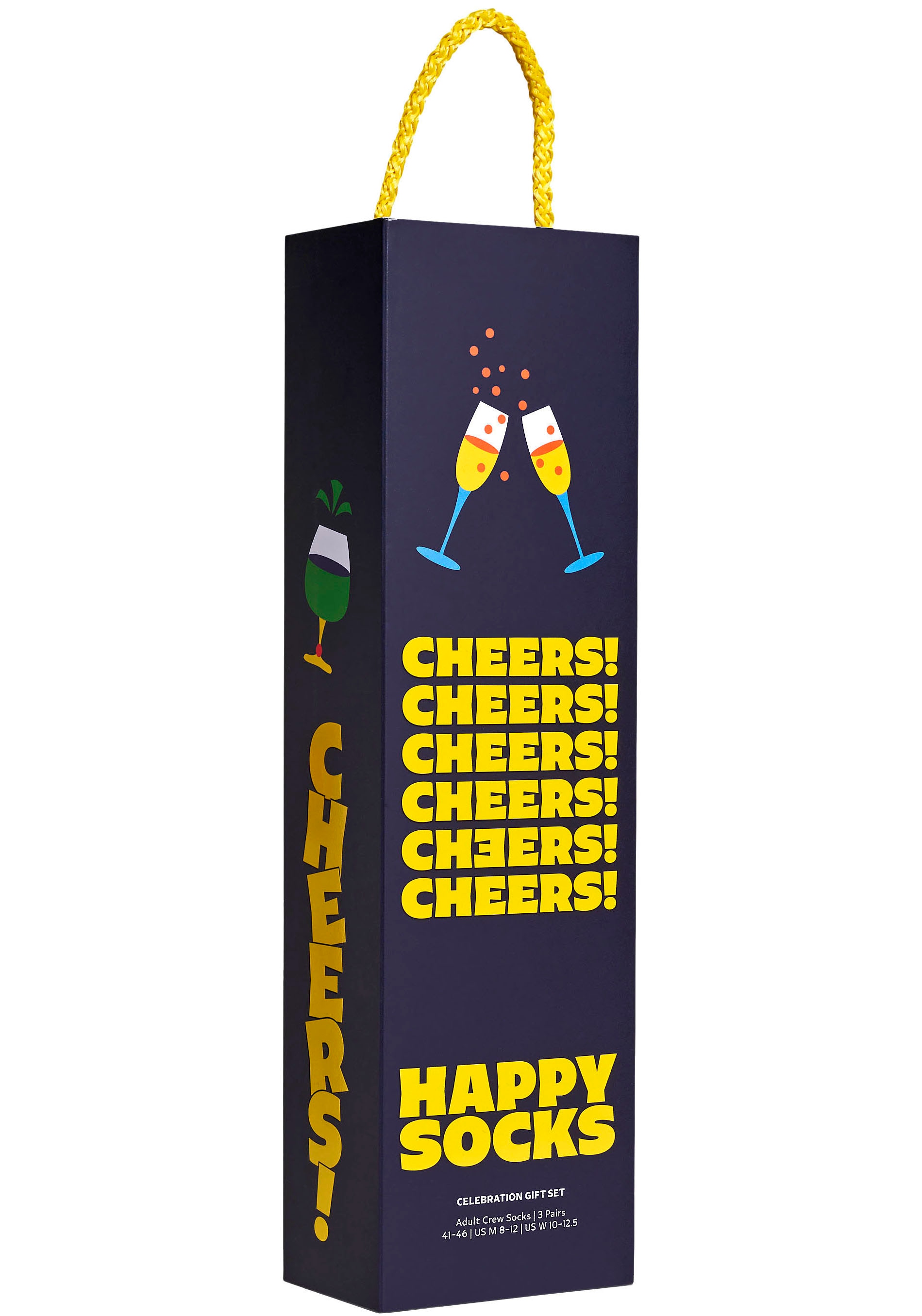 Happy Socks Langsocken 2er Pack,  mit Partymotiv