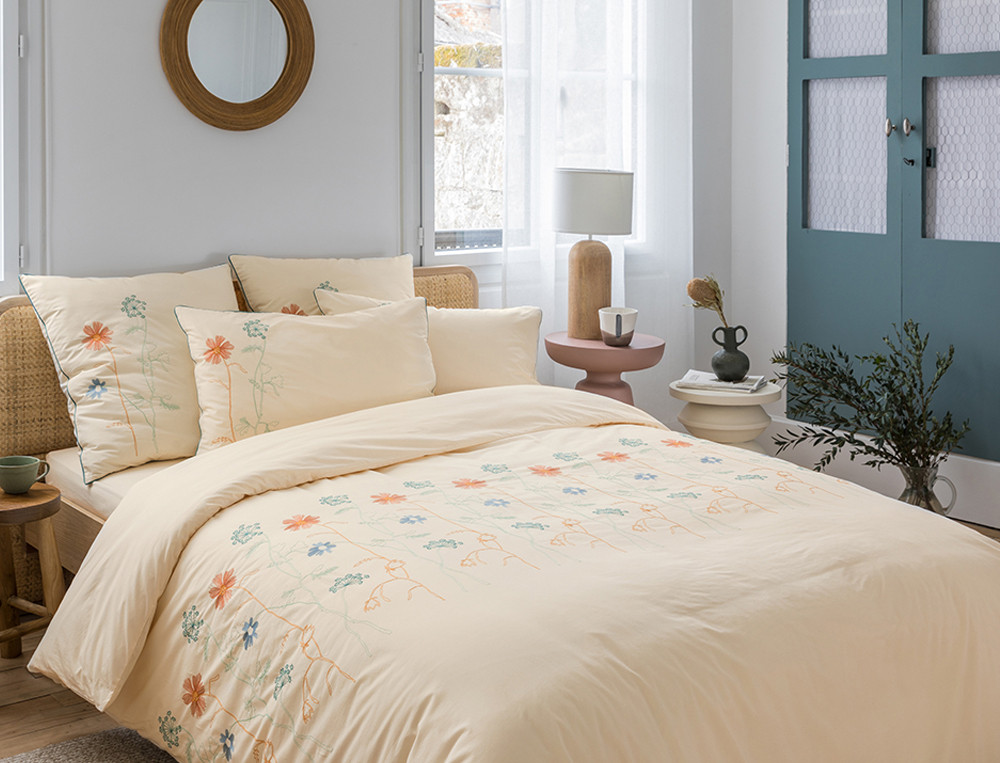 Housse de couette fermeture zip-Souffle de vent