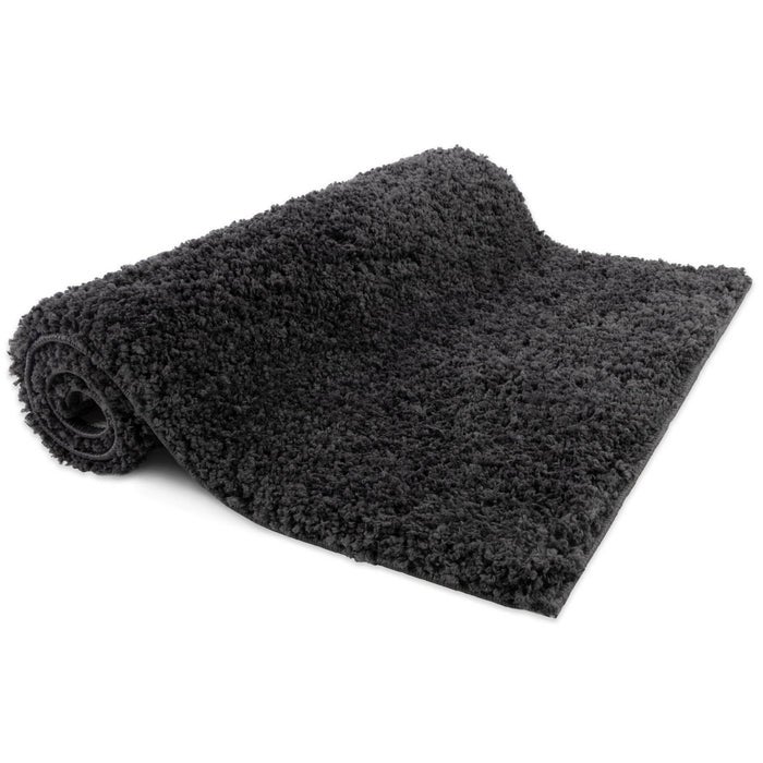 Sky Soft Badmat - Rechthoekig - Antislip achterkant - Donkergrijs / 60 x 100 cm