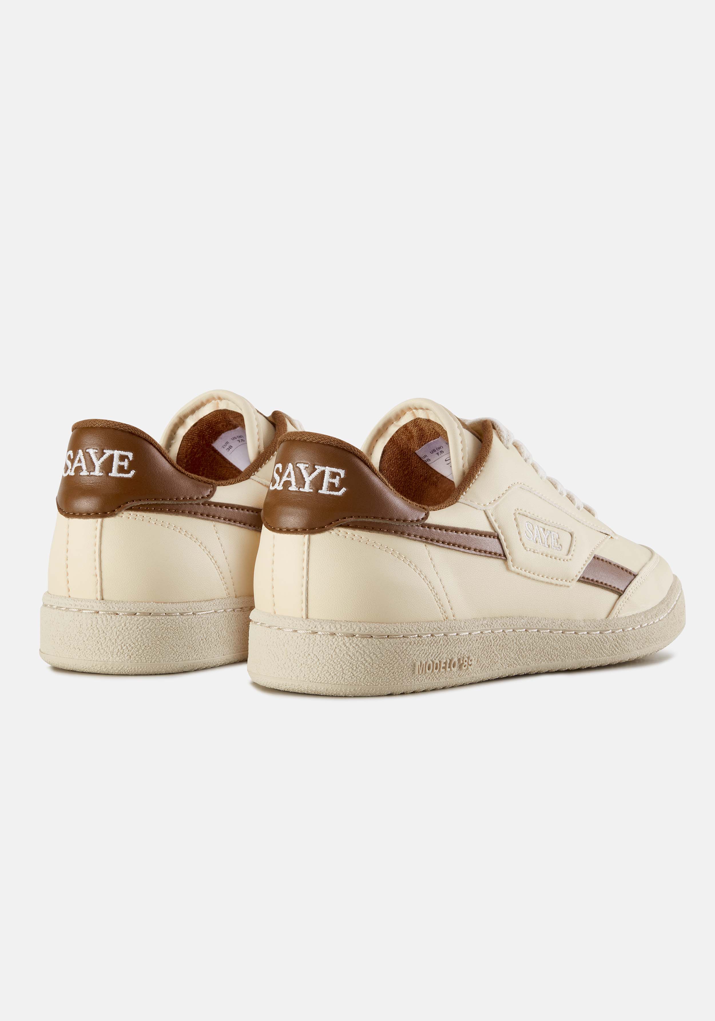 Saye Sneakers Modelo '89 Icon Vanilla & Walnut