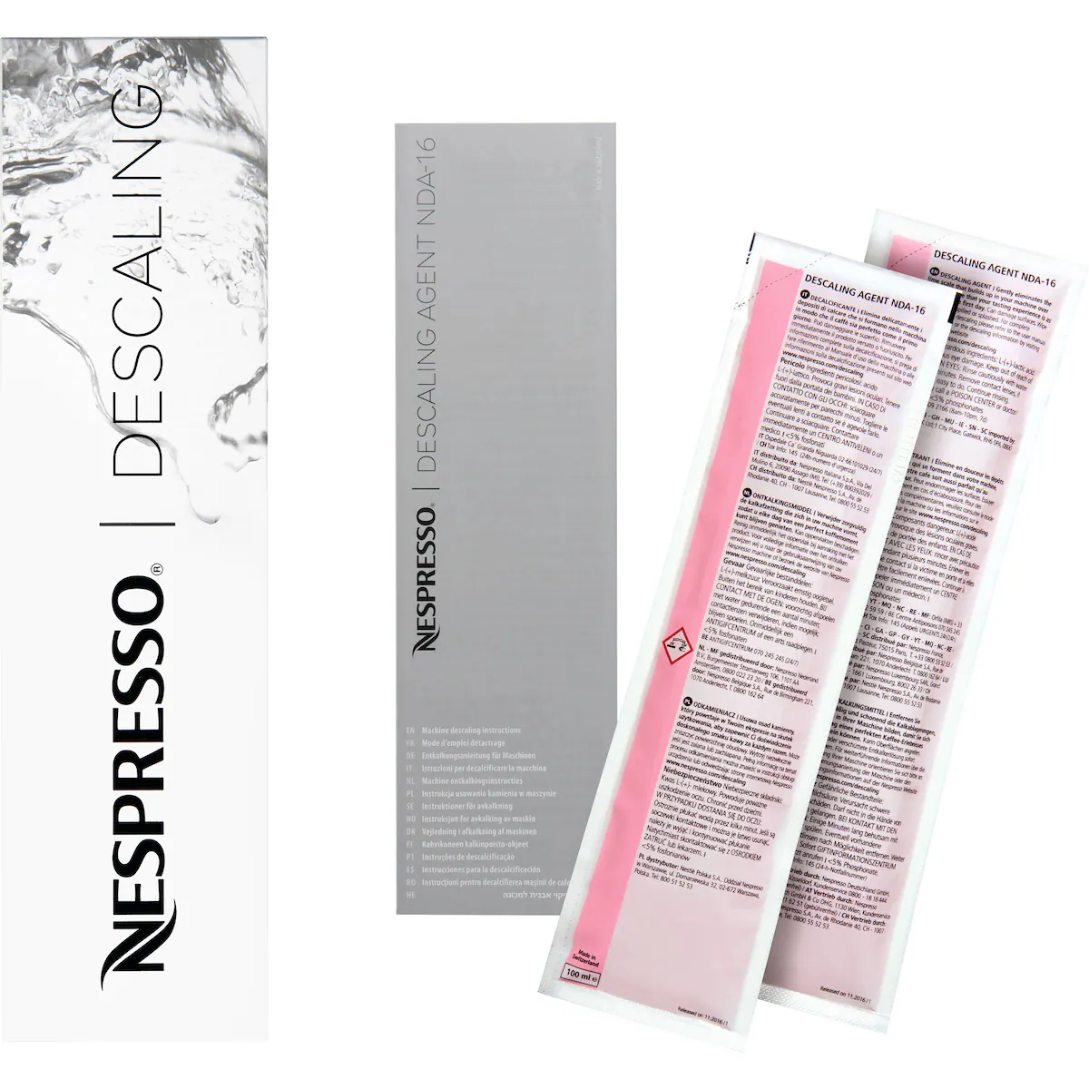 Nespresso avkalkningssett NESDESCALEKIT2