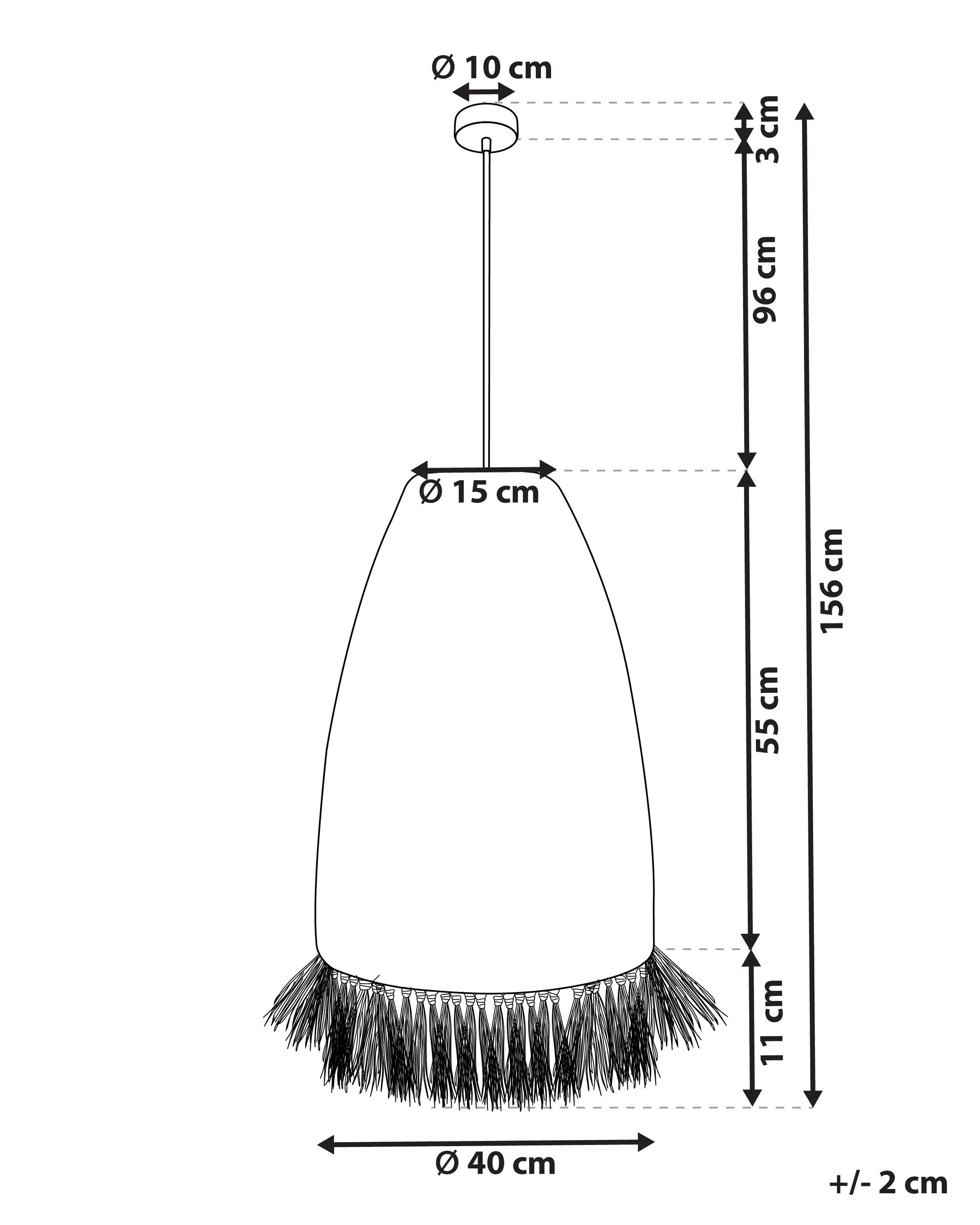 Hanglamp TUTONG Wicker Natuurlijk