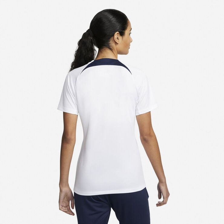 Nike Paris Saint Germain Strike Dri Fit T Shirt Hvid