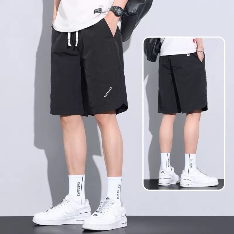 Blueforce - Tweekleurige shorts met trekkoordtaille