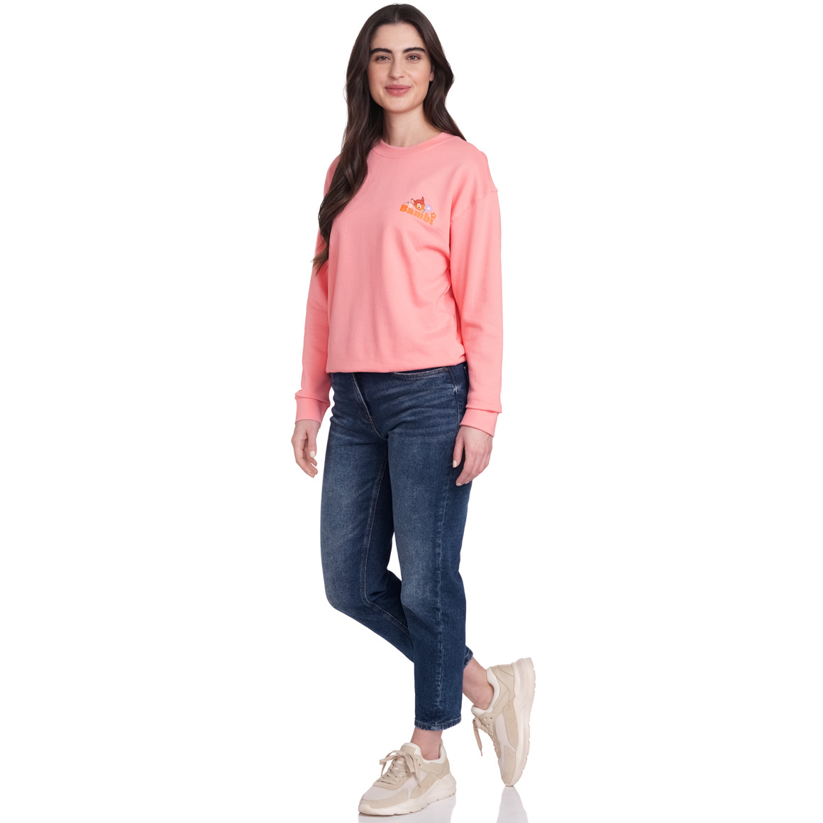Gina Benotti Disney Classics Sweatshirt mit großem Motiv rosa