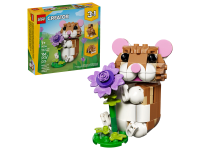 LEGO Schattige hamster met bloem (31376)