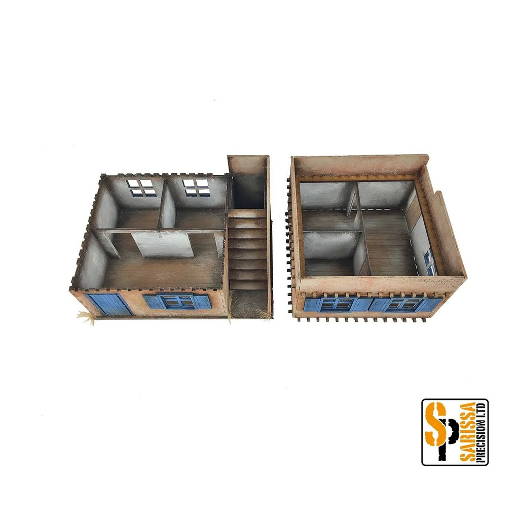 Old West: Adobe Two-Storey House