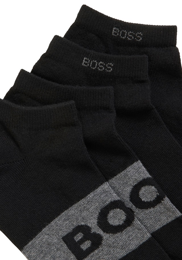 BOSS Businesssocken »2P AS Logo CC« Packung, 2er Pack, 2 Paar tlg. mit grossem , eingestricktem BOSS Logo-Schriftzug