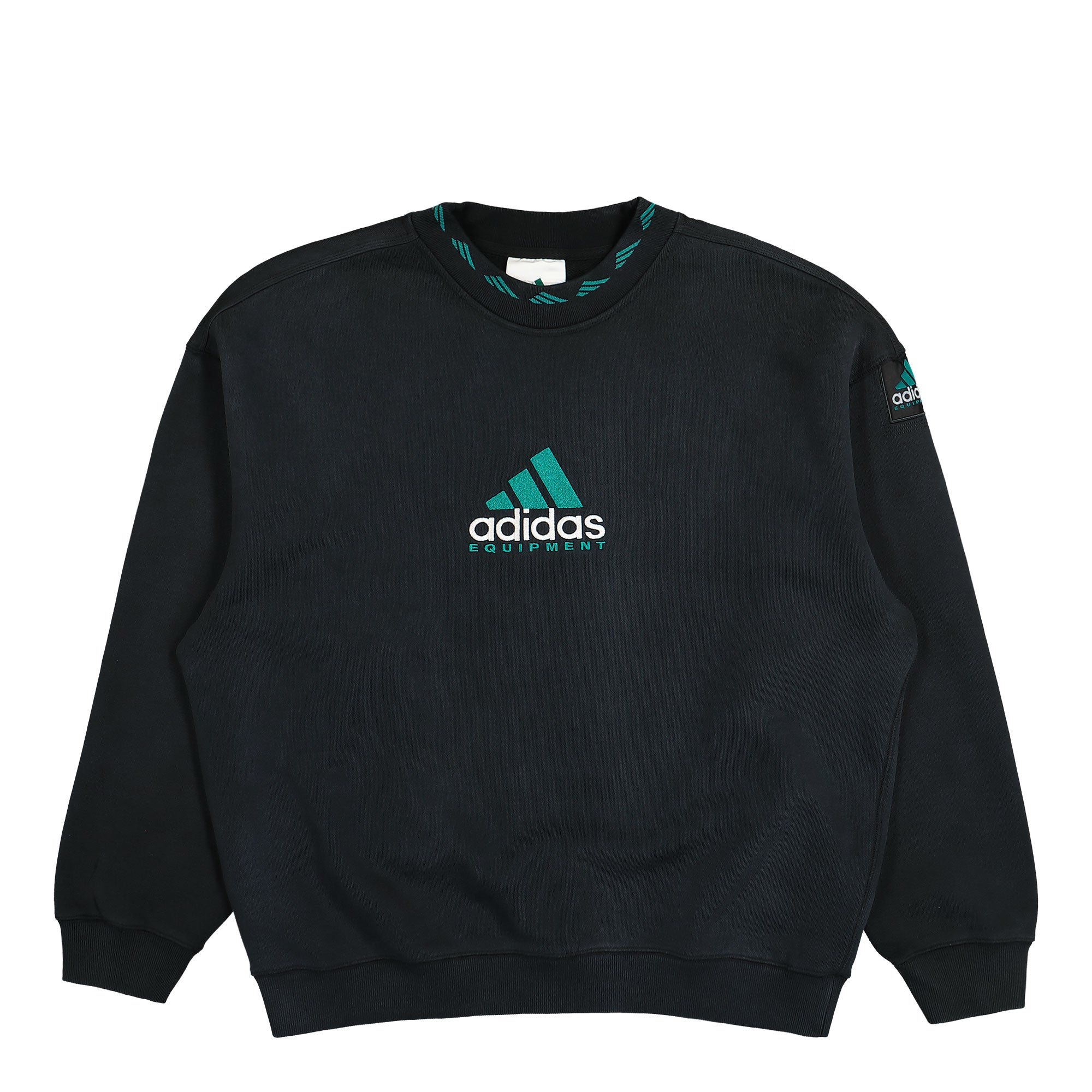 adidas<br>Equipment Washed Crew Neck Sweatshirt