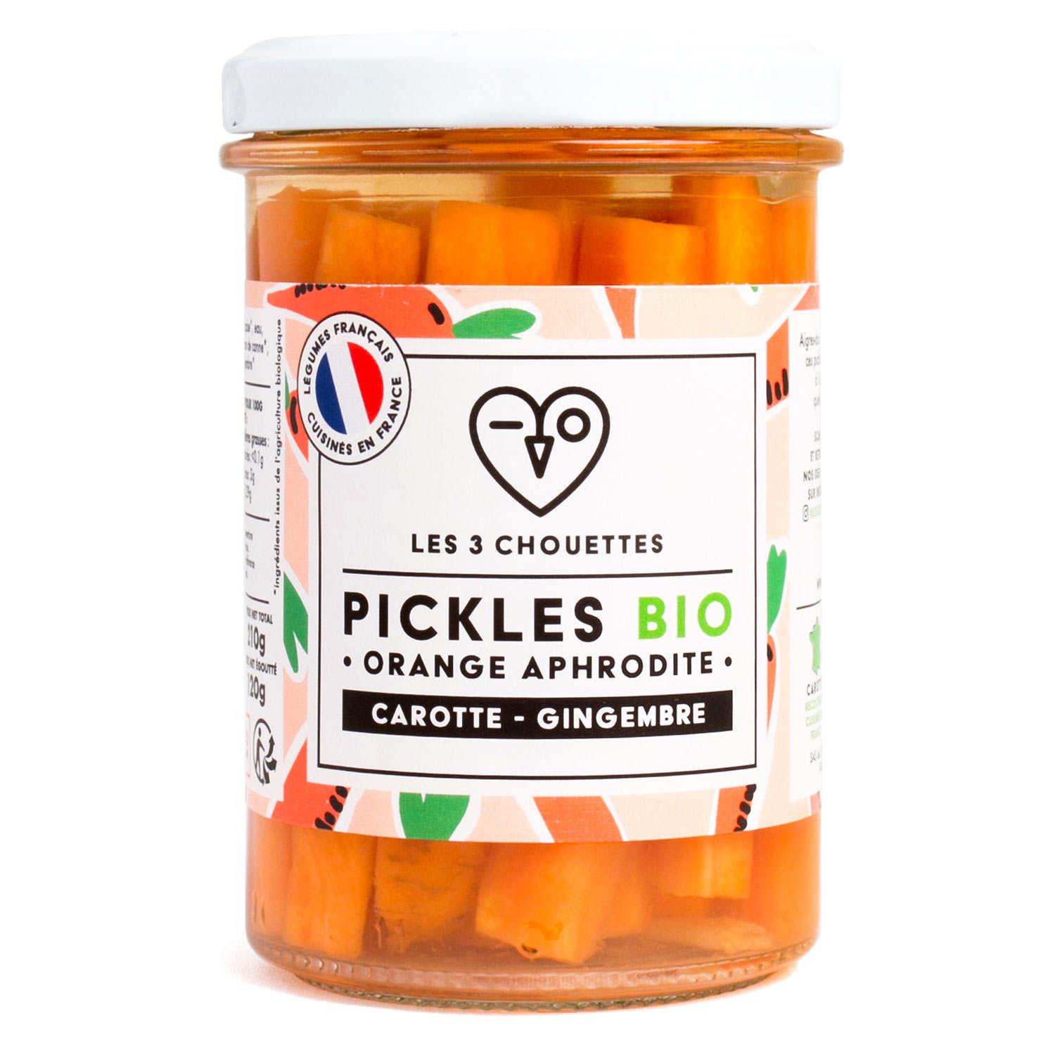 Pickles de carotte gingembre bio