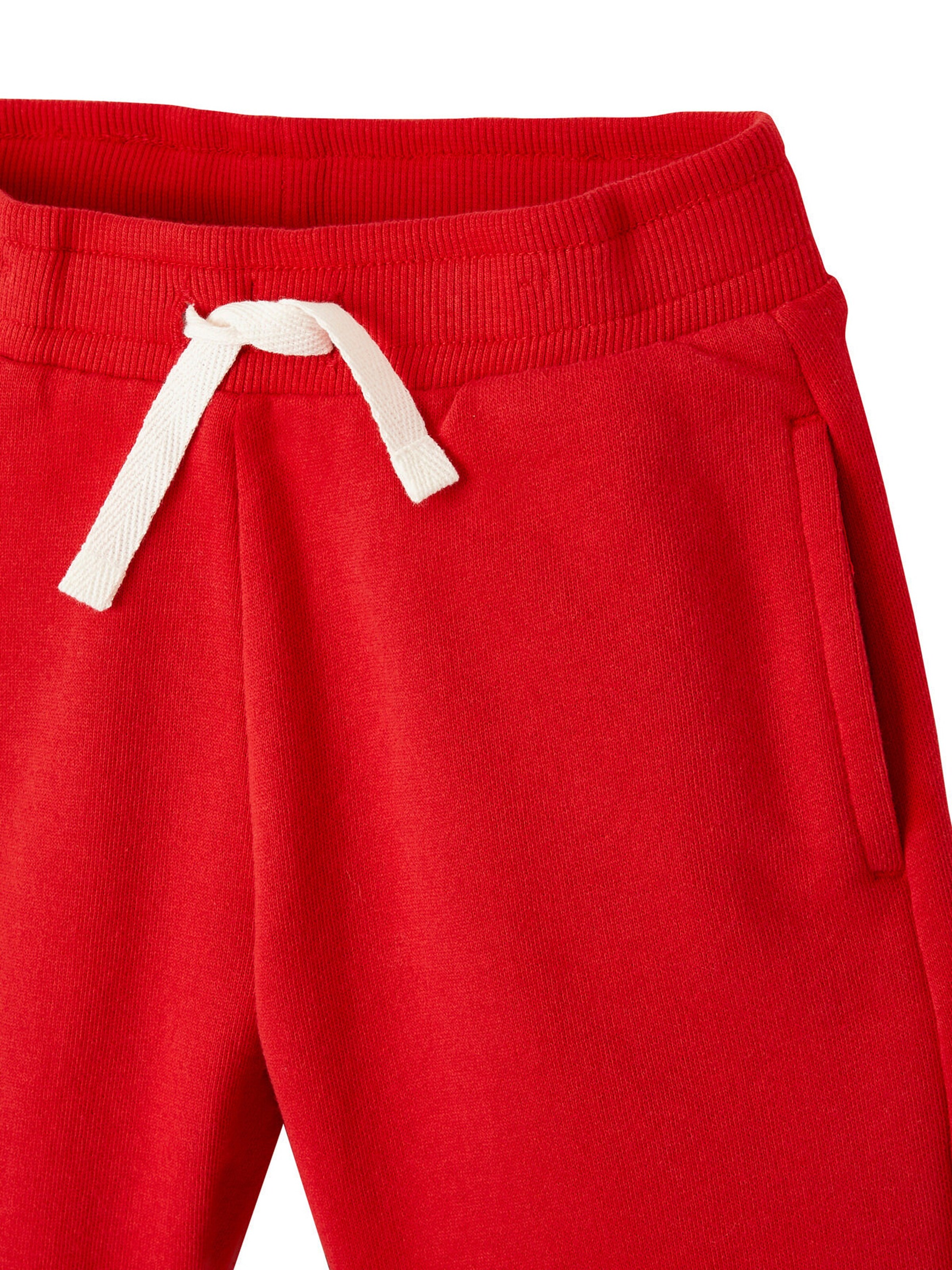 Vertbaudet 2er-Pack Jungen Sweat-Shorts BASIC, Bundweite verstellbar rot+nachtblau