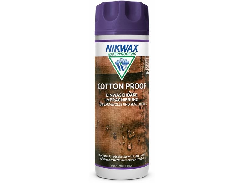 NIKWAX Imprägnierung Cotton Proof 300 ml Imprägnierungsmittel für Baumwolle, Polybaumwolle und Segeltuch