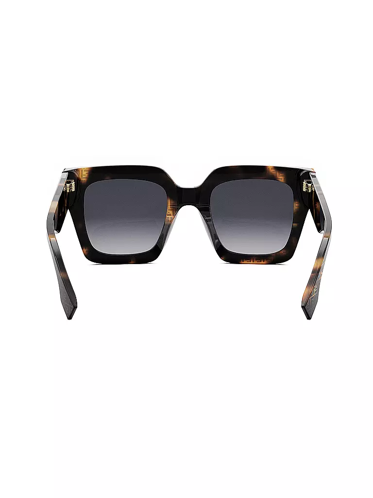 FENDI FENDI Roma Havana eckige Sonnenbrille braun
