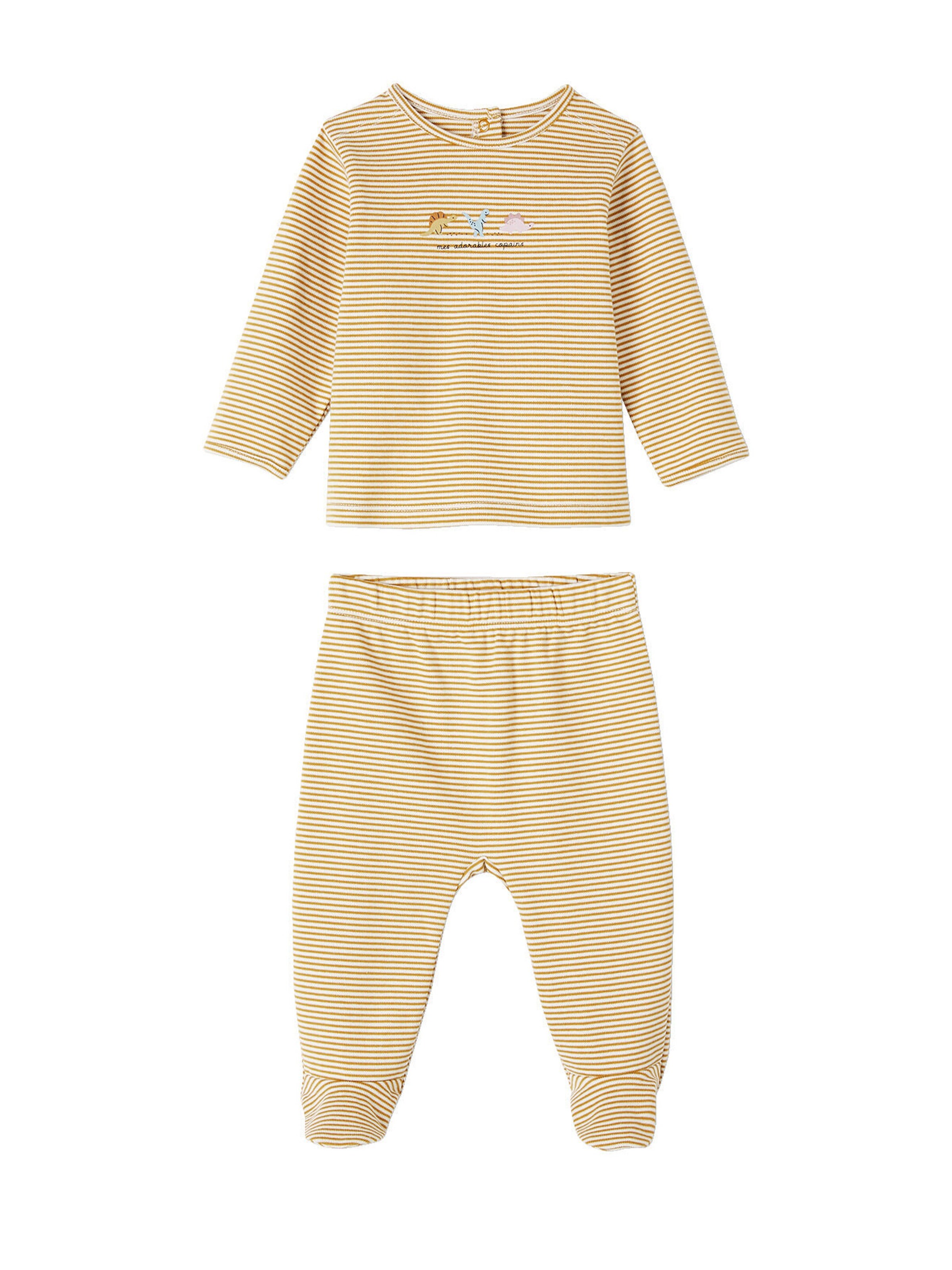 Vertbaudet 2er-Pack Baby Strampler terrakotta