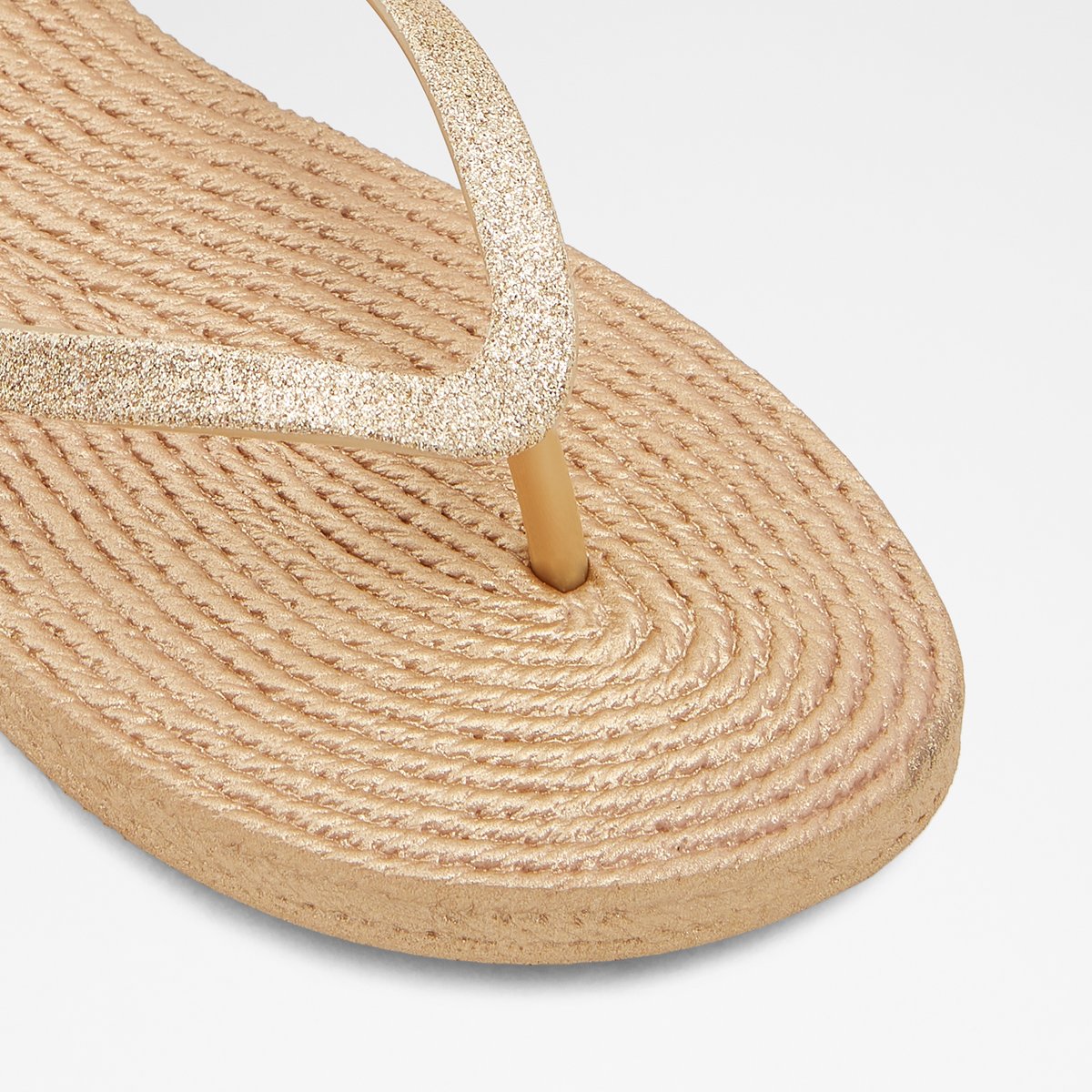Aloomba Gold Women Flat Sandals
