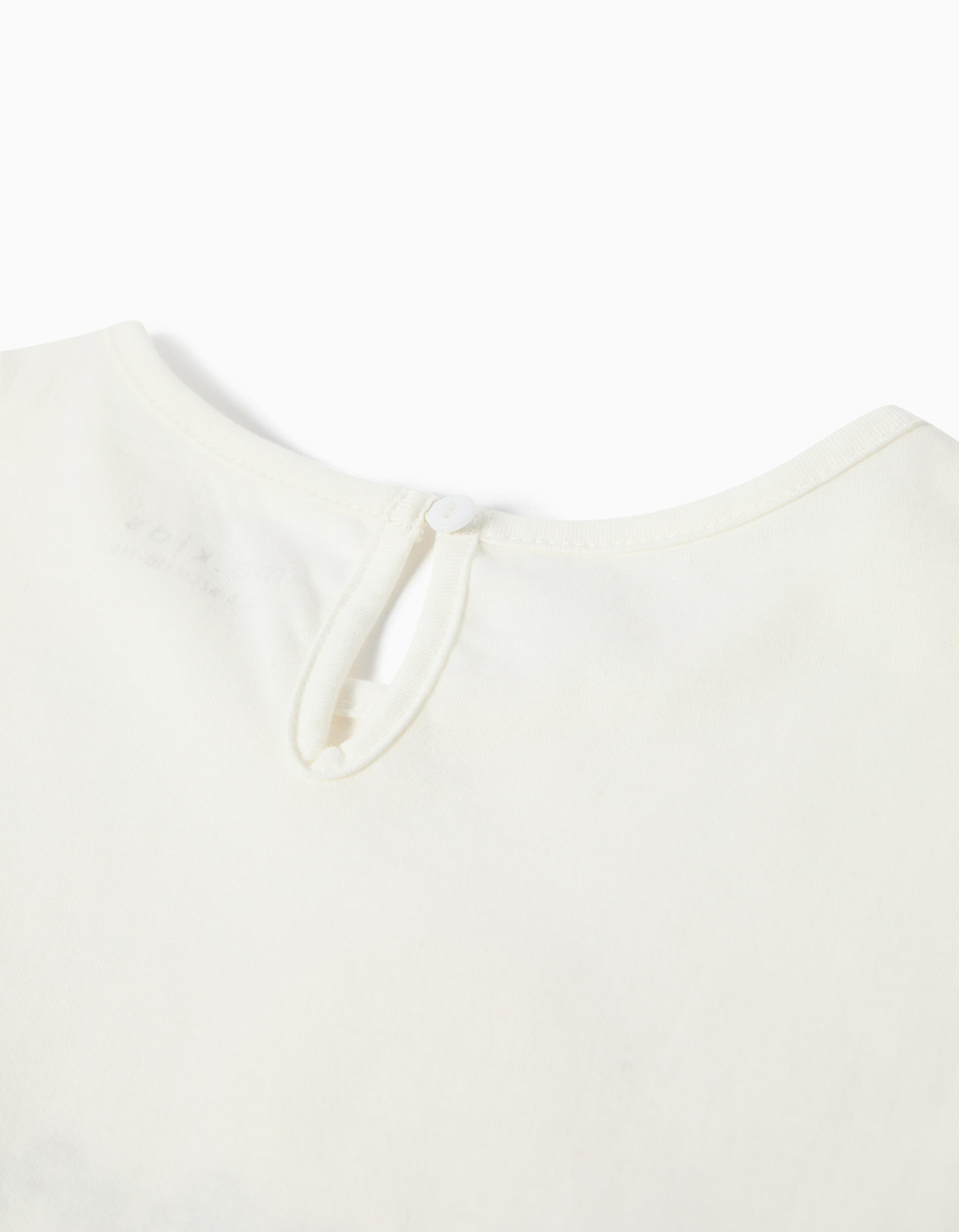 T-shirt sem Mangas, Menina, Cru