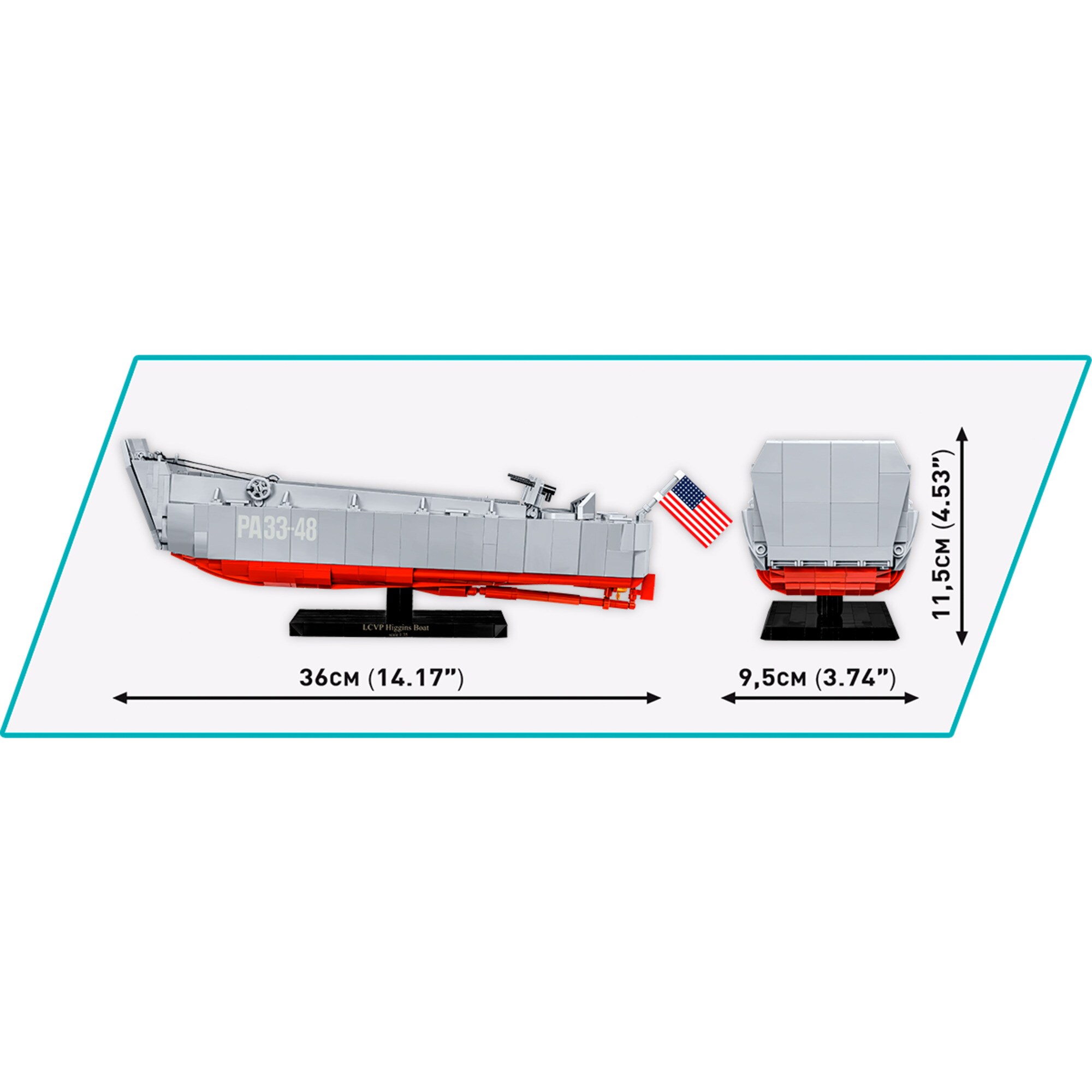 COBI Konstruktionsspielzeug LCVP Higgins Boat