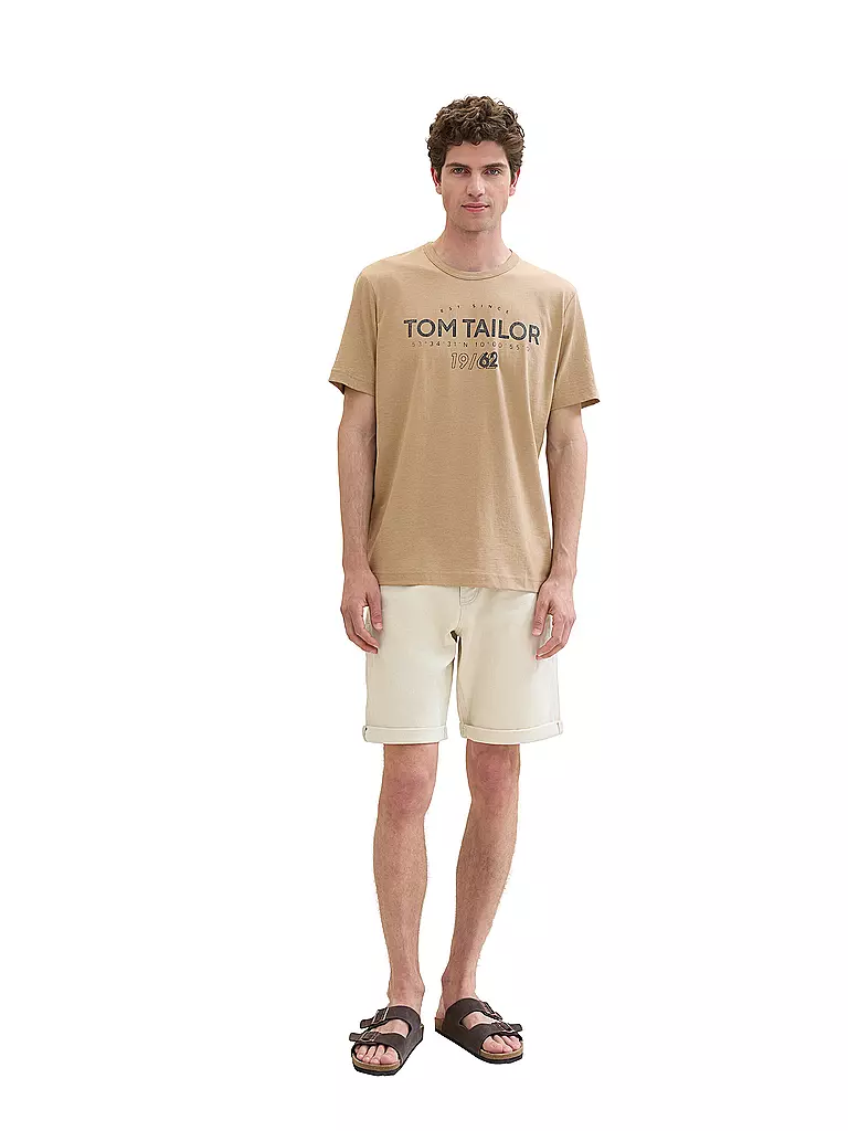 TOM TAILOR T-Shirt  camel