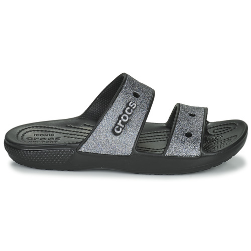 Crocs - CLASSIC CROC GLITTER II SANDAL Negro