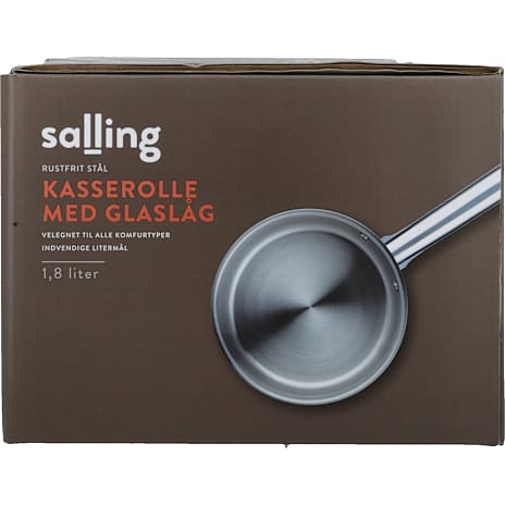 Salling kasserolle i rustfrit stål 1,8 L