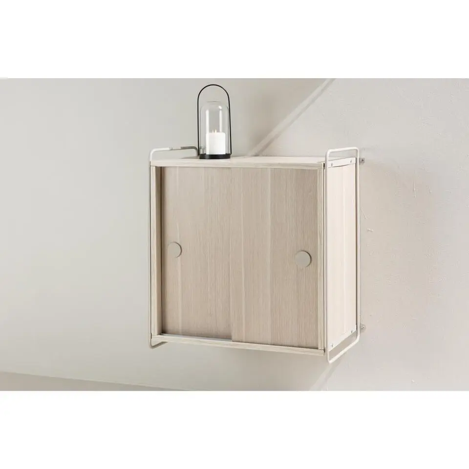 Svea - Stefano hangende opbergkast - 60 x 68 cm - whitewash
