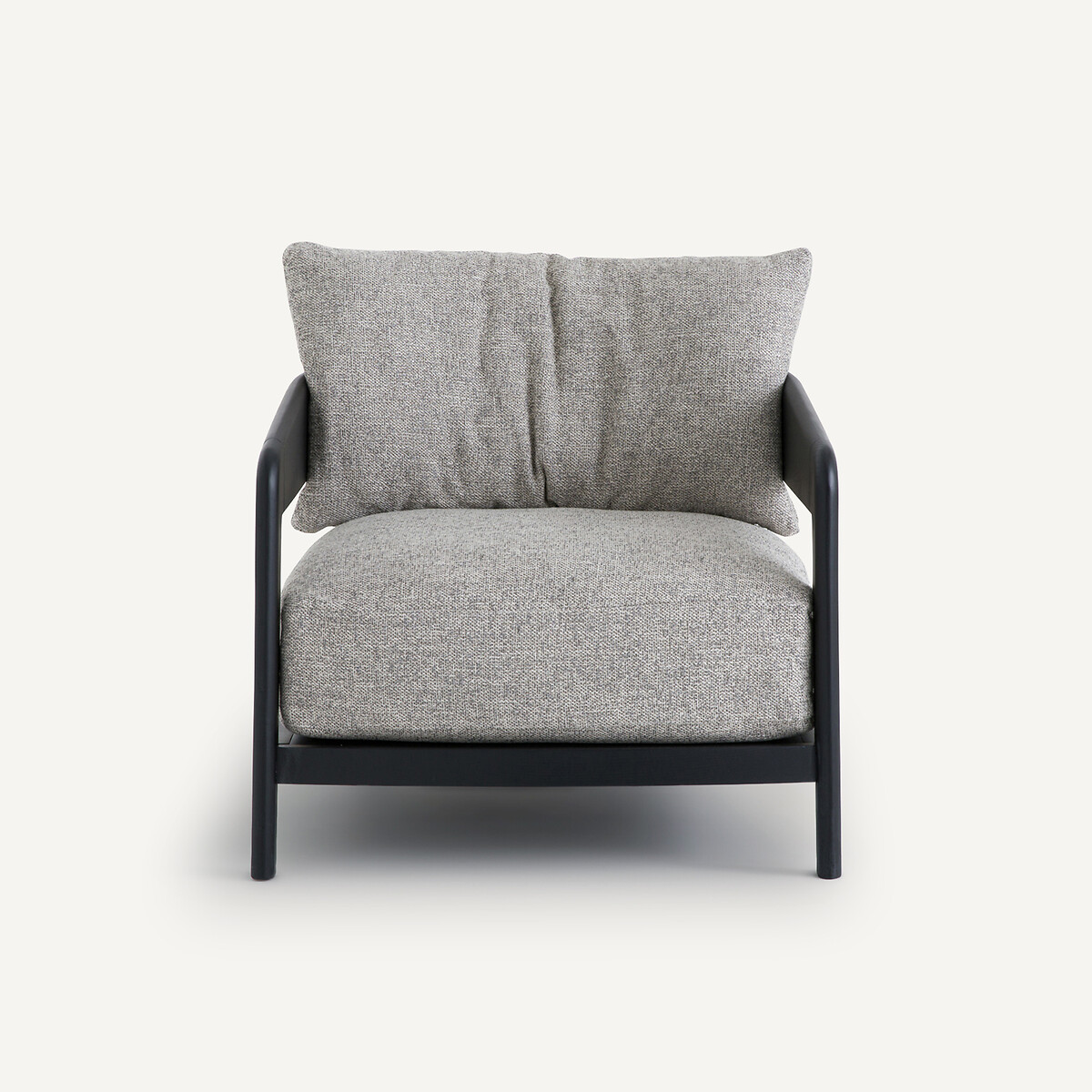 AM.PM<br>Poltrona Ash com acabamento natural ou preto Magalena
