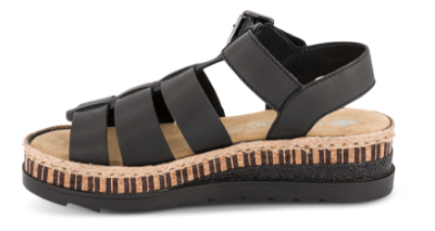 Rieker Sandal Sort V7904-00