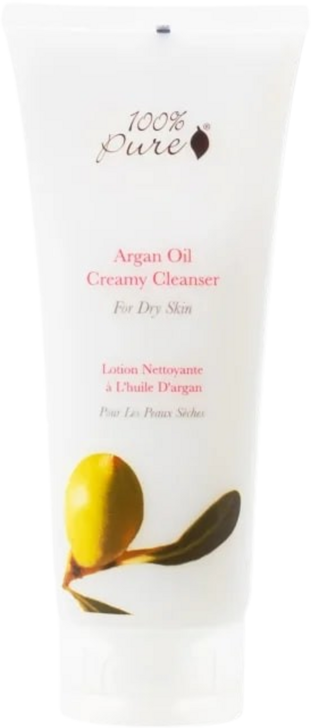 100% Pure  Organic Argan Oil Creamy Cleanser, 100 ml
