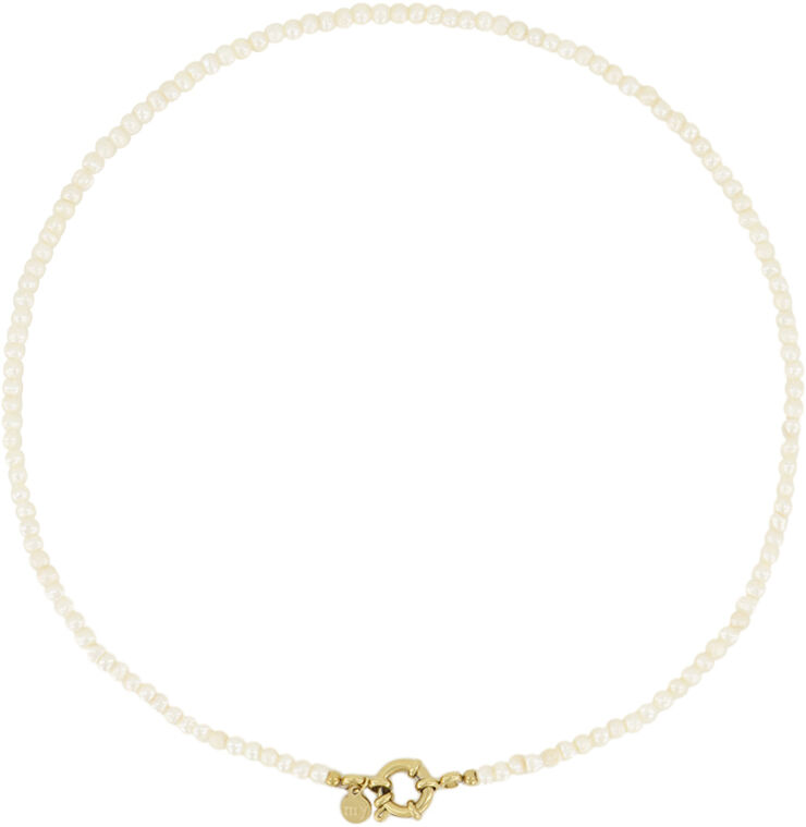 My Jewellery Pearls and locket necklace Gold