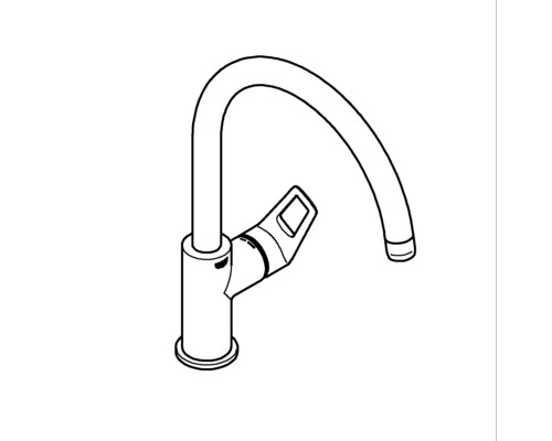Grohe Quickfix keukenkraan START LOOP 2020 chroom 31374001