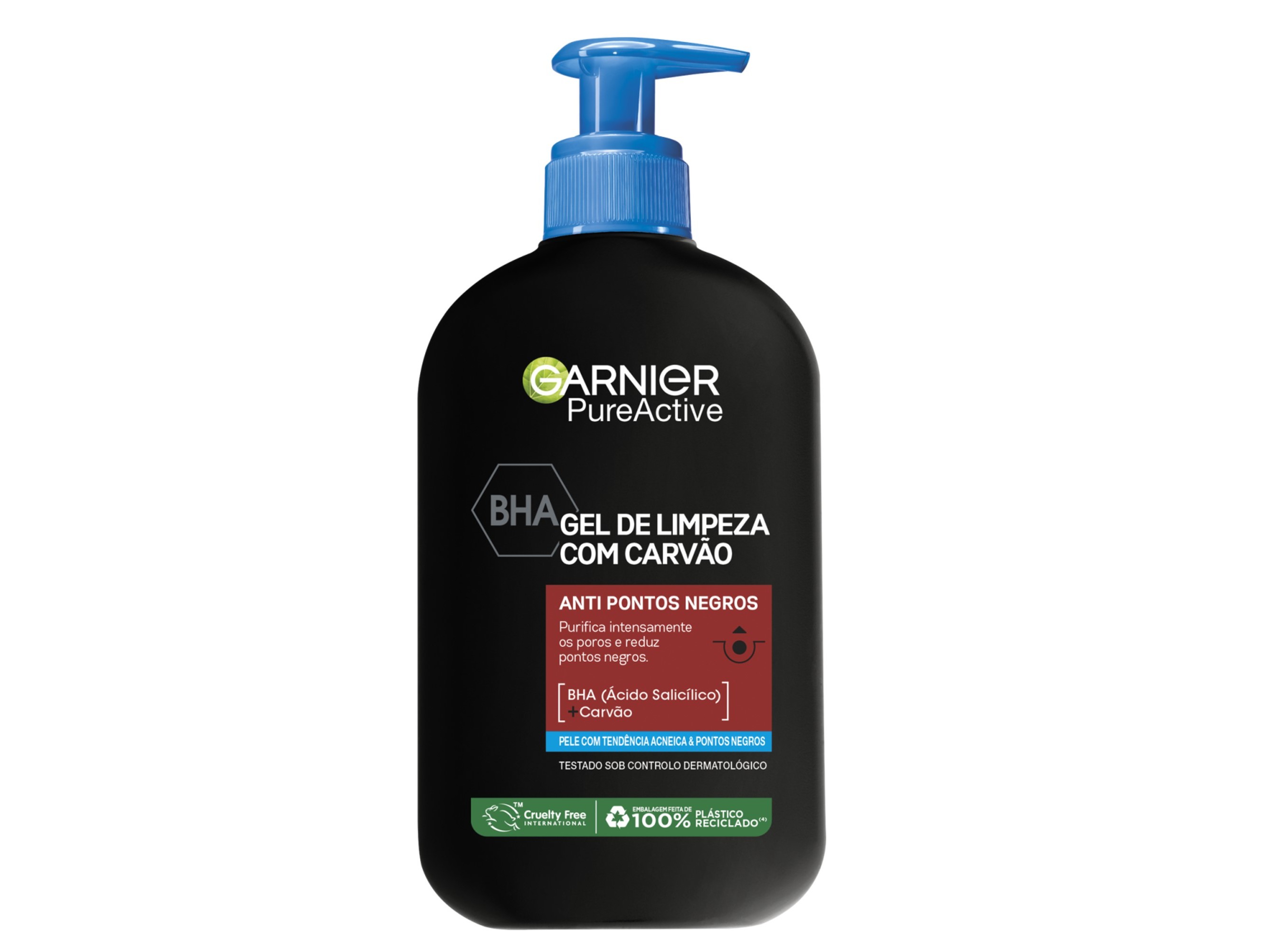GEL LIMPEZA GARNIER PURE ACTIVE CARVÃO 250ML