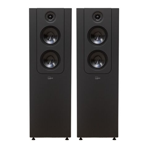 Lyngdorf FR-2 – slanke vloerstaande luidspreker met uitstekend hi-fi-geluid Black/Black