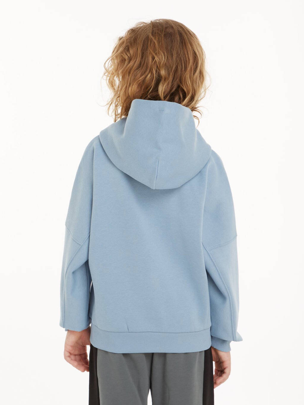 Calvin Klein hoodie met logo faded denim