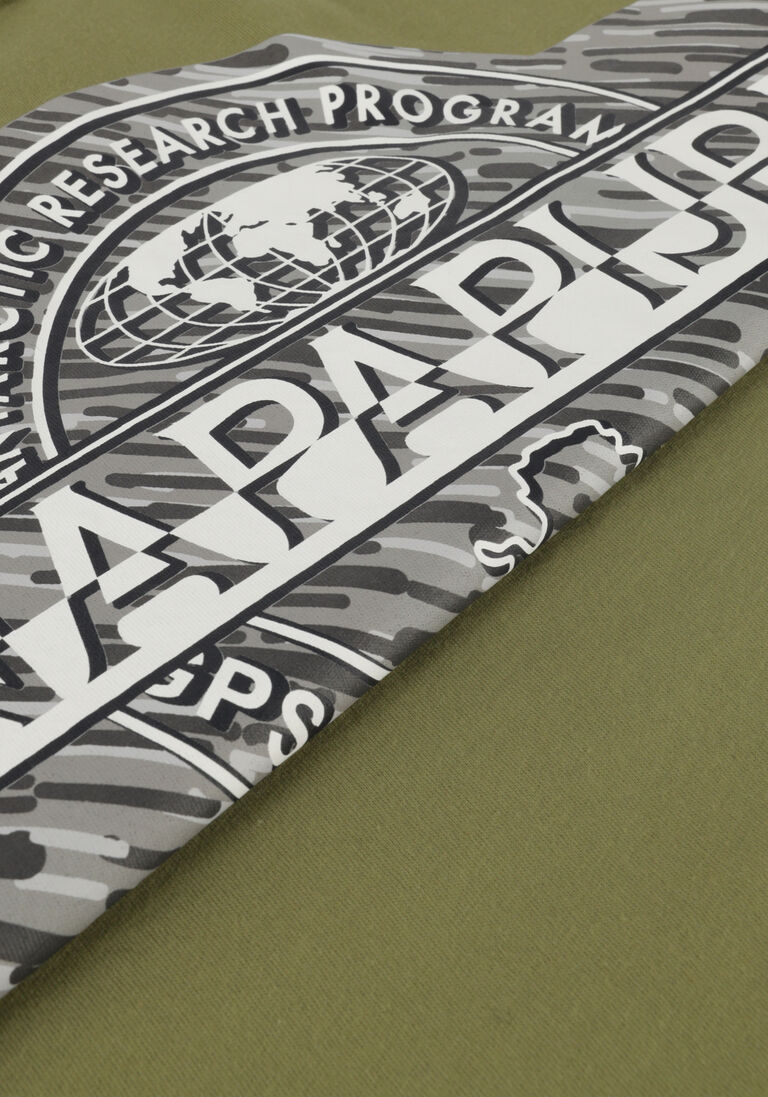 NAPAPIJRI groene napapijri t-shirt k s-pinzon