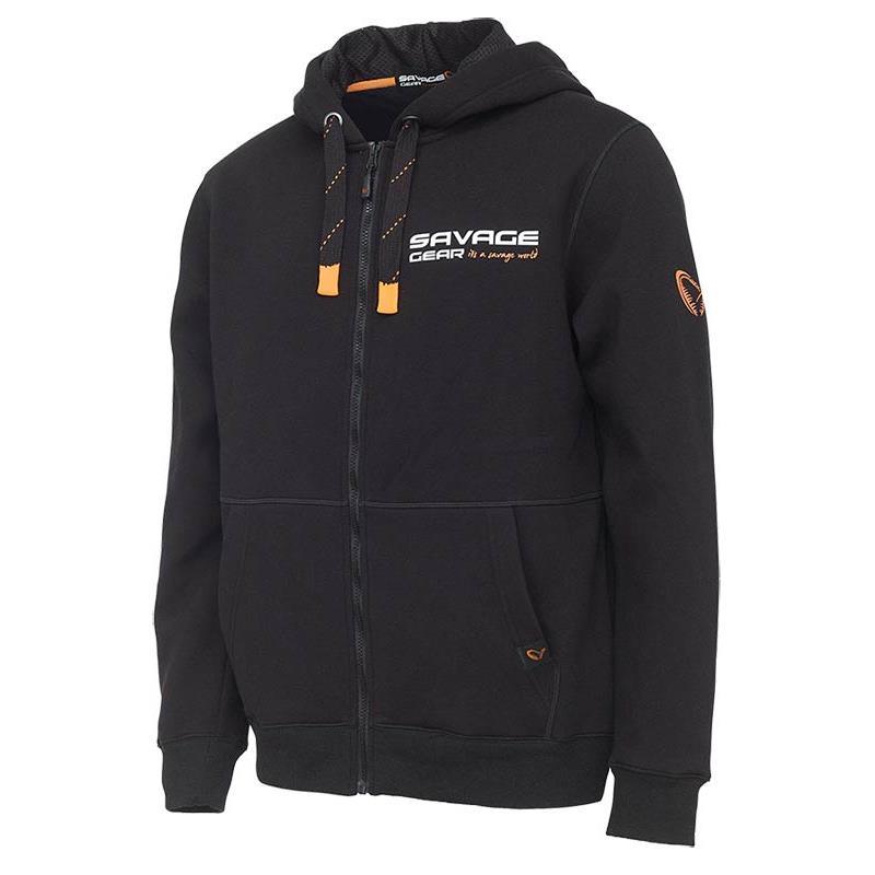 Sweat Zippé Homme Savage Gear Urbain - Noir