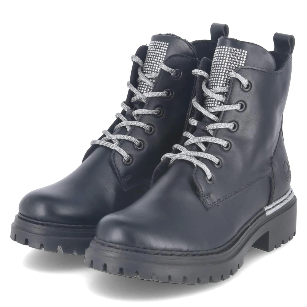 RiekerSchnürrboots - schwarz