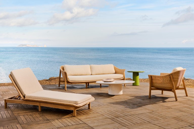 Kave Home Galea 3-zits bank