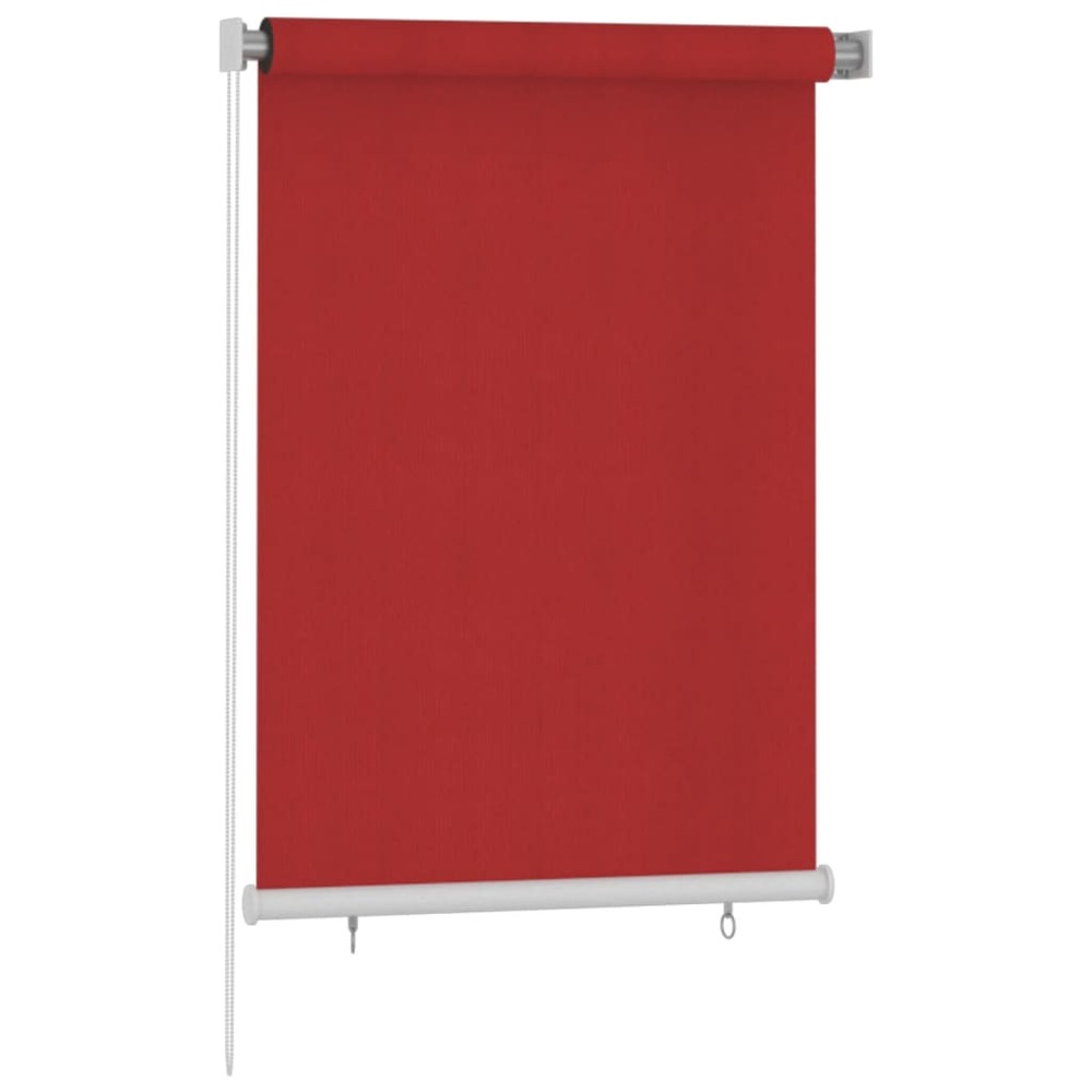 Store roulant d'extérieur 100x140 cm rouge pehd