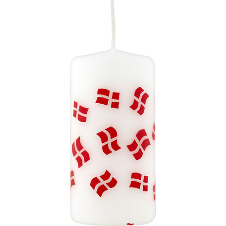 Windsor bloklys med flag 5x10 cm - Dannebrog