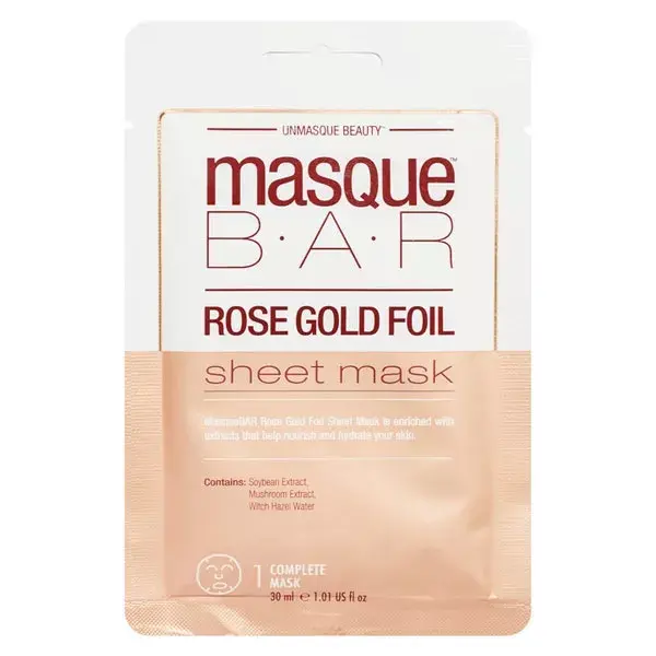 Máscara BAR Rose Gold, 1 unidade
