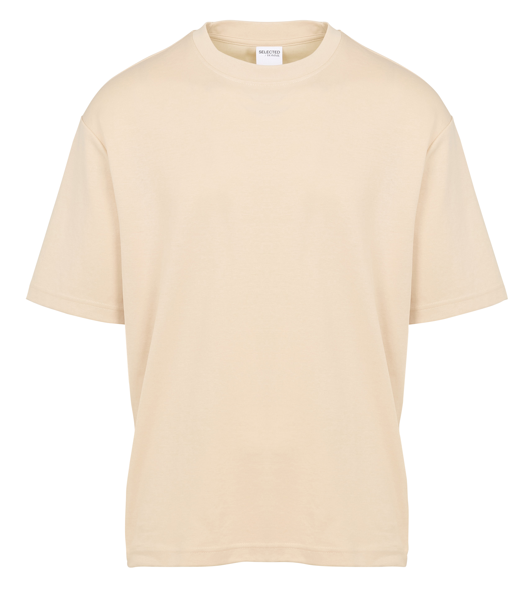 LOOSEOSCAR - Tee-shirt oversize en coton bio mélangé | Beige